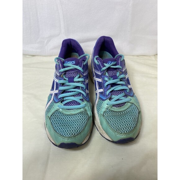 Asics Womens Gel Contend 3 T5F9N Purple Turquoise Running Sneakers Size 8.5 - Picture 7 of 7